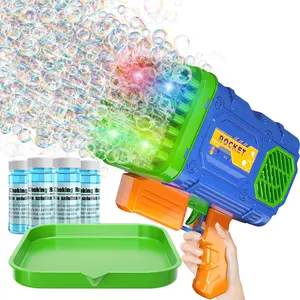 Bubble Machine Blower for Kids & Toddlers, Bubble Toys for Outdoor Birthday Party Portable Fun Colorful bubble machine