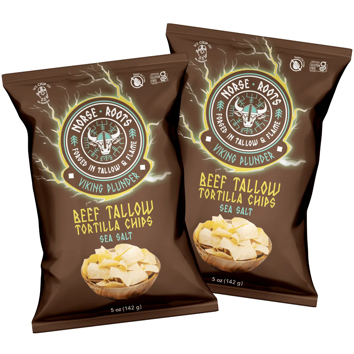 Viking Plunder | Beef Tallow Tortilla Chips (2-Pack)