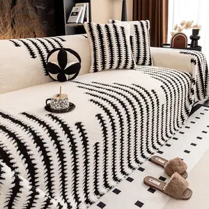 Soft Plush Non-Slip Couch Cover - Premium Soft Skin-Friendly Fabric, Pet-Friendly, Scratch-Resistant, Non-Slip Technology, Machine Washable, 180*130cm to 180*420cm