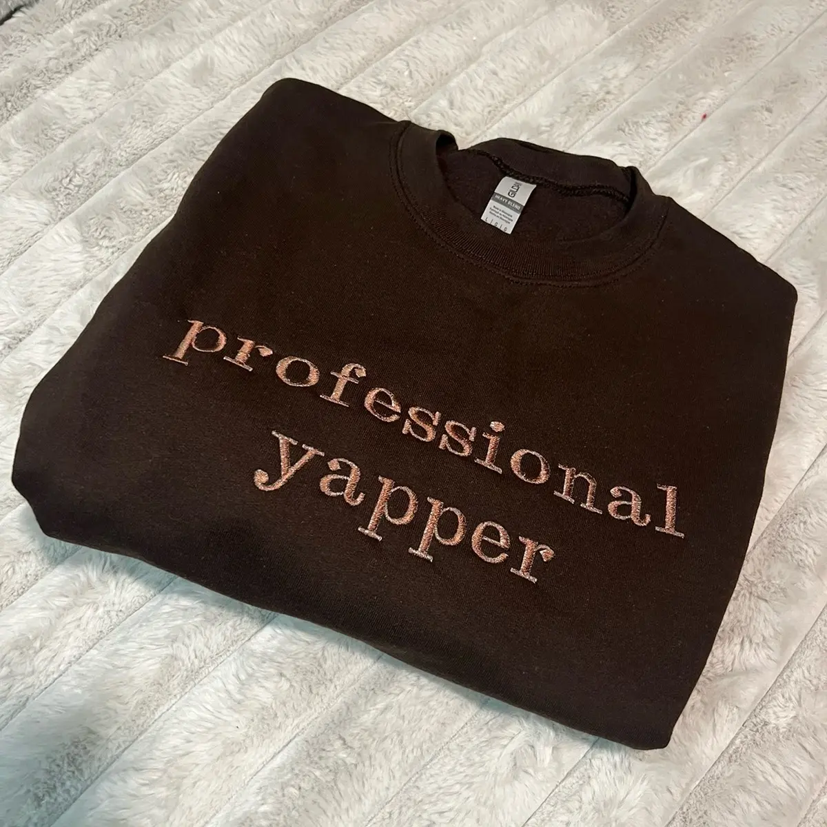 Professional Yapper Women's Crewneck Knit Sweater - Knitwear, Womenswear