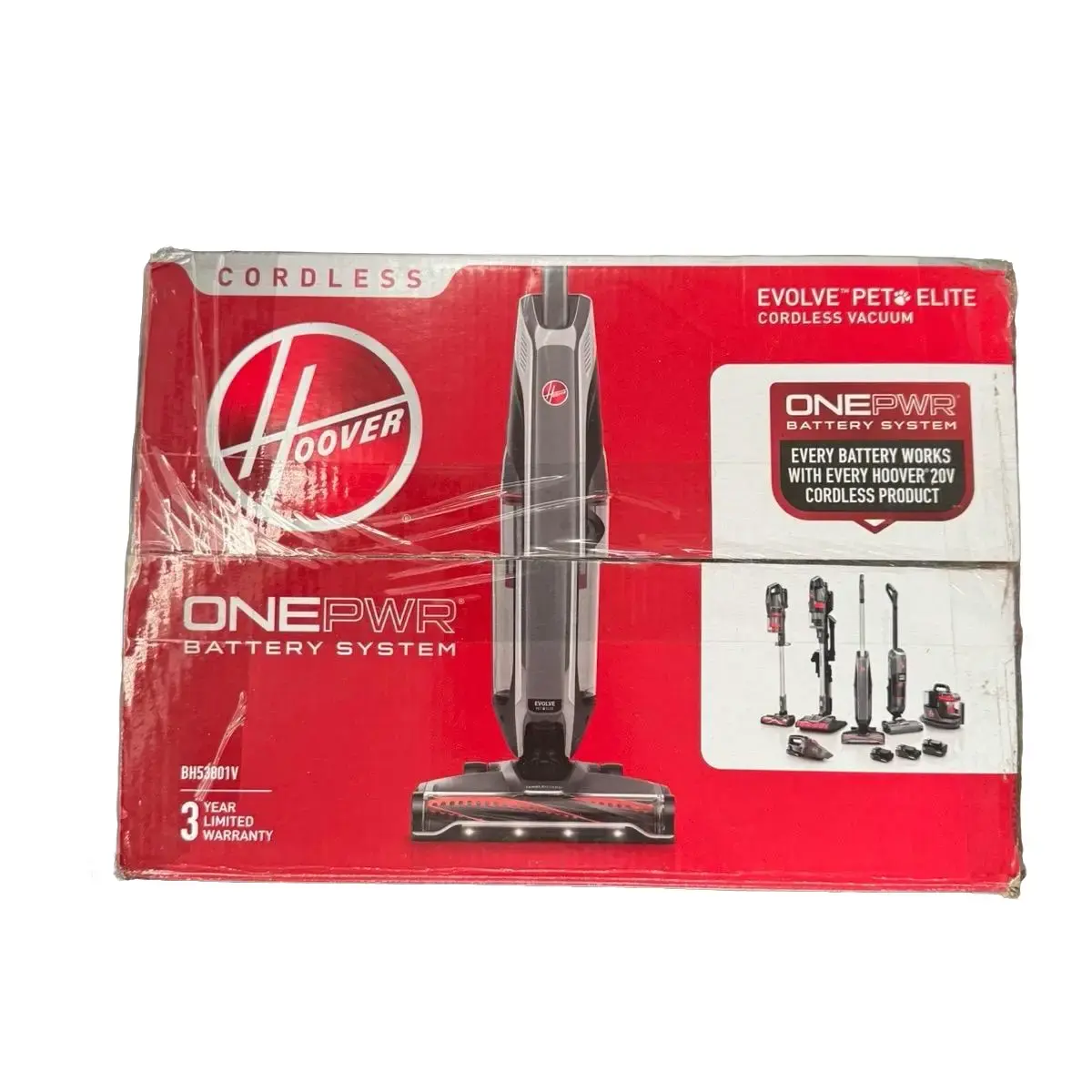 Hoover onepwr battery system superior suction with 50% more power