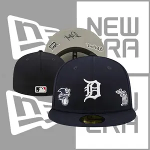 New Era Classic Detroit Tigers 59FIFTY – Black Fitted MLB Cap Featuring Clean White Embroidery, Structured Crown and Timeless Streetwear Style