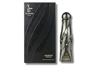 Arabiyat Prestige La-Di-Da Eau de Parfum Spray for Him Long Lasting Luxury Fragrance for Men 3.4 Oz 100 ml with Top Notes Geranium Bergamot Grapefruit