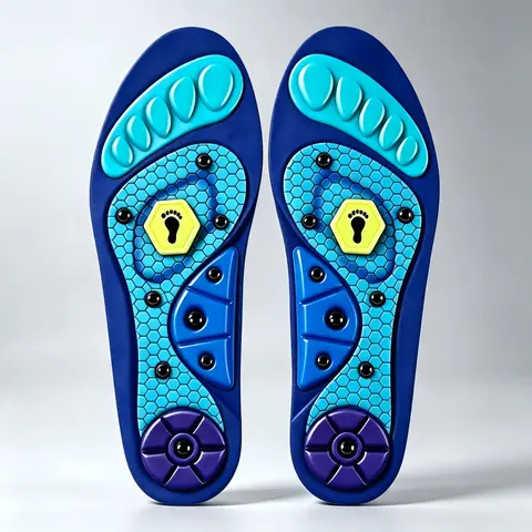 Insoles for All Day - Shock Absorbing & High Arch Support for Men & Women - 220+ lbs Capacity - Comfortable Fit for Plantar Fasciitis Relief - Summer Wear