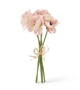 11 Inch Pink Real Touch Mini Poppy Bundle