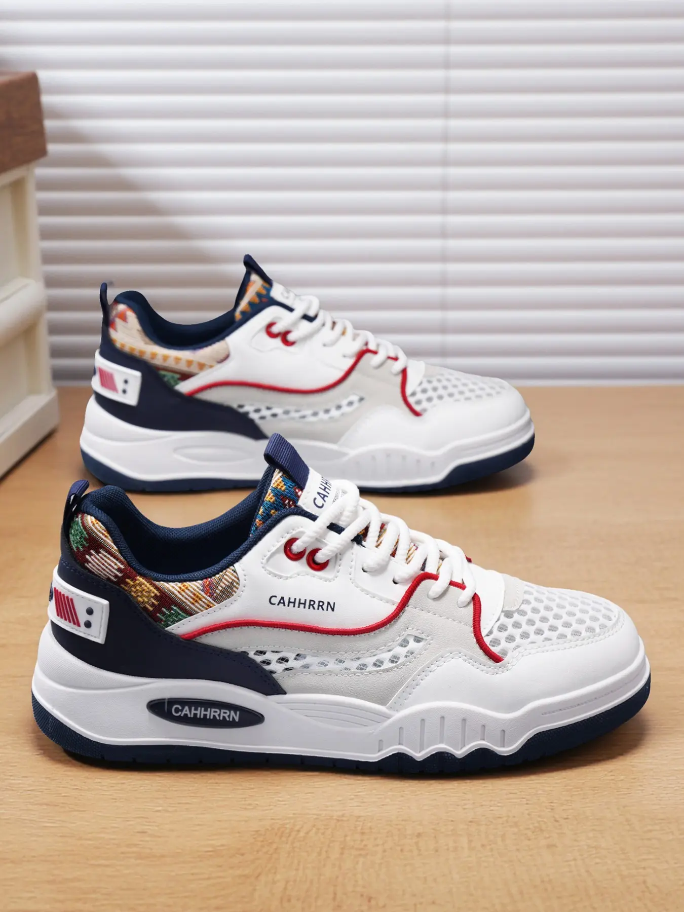 Low Top Board Shoes for Men, Casual Summer New Arrival, Breathable Mesh Sports Shoes, Men's Large Size Commuter Shoes