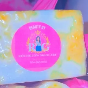 Beautybyrochglow turmeric face and body soap