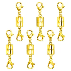 Magnetic Necklace Clasps and Closures with Double Lobster, Extra Strong Bracelet & Necklace Extender for Women, Magnet Jewelry Clasp Converter for Seniors outdoorfun