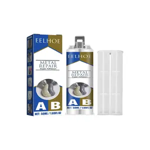 AB Epoxy Adhesive Glue for Metal Repair Multi Surface Bonding Glue for Tile Plastic Wood Ceramic Fast Dry Strong Hold Waterproof Oil Resistant Heat Resistant Crack Filling Sealant