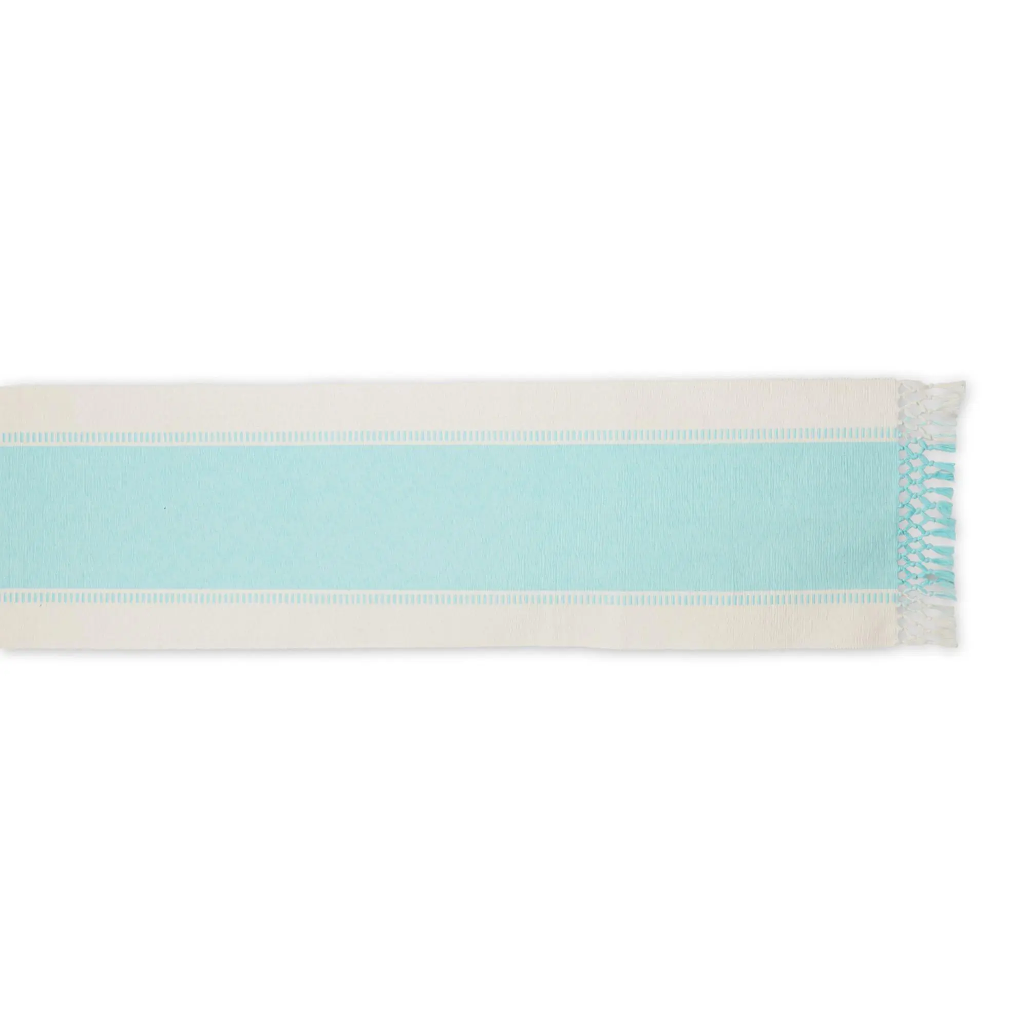 Design Imports 13x72" Ribbed Dobby Stripe Table Runner