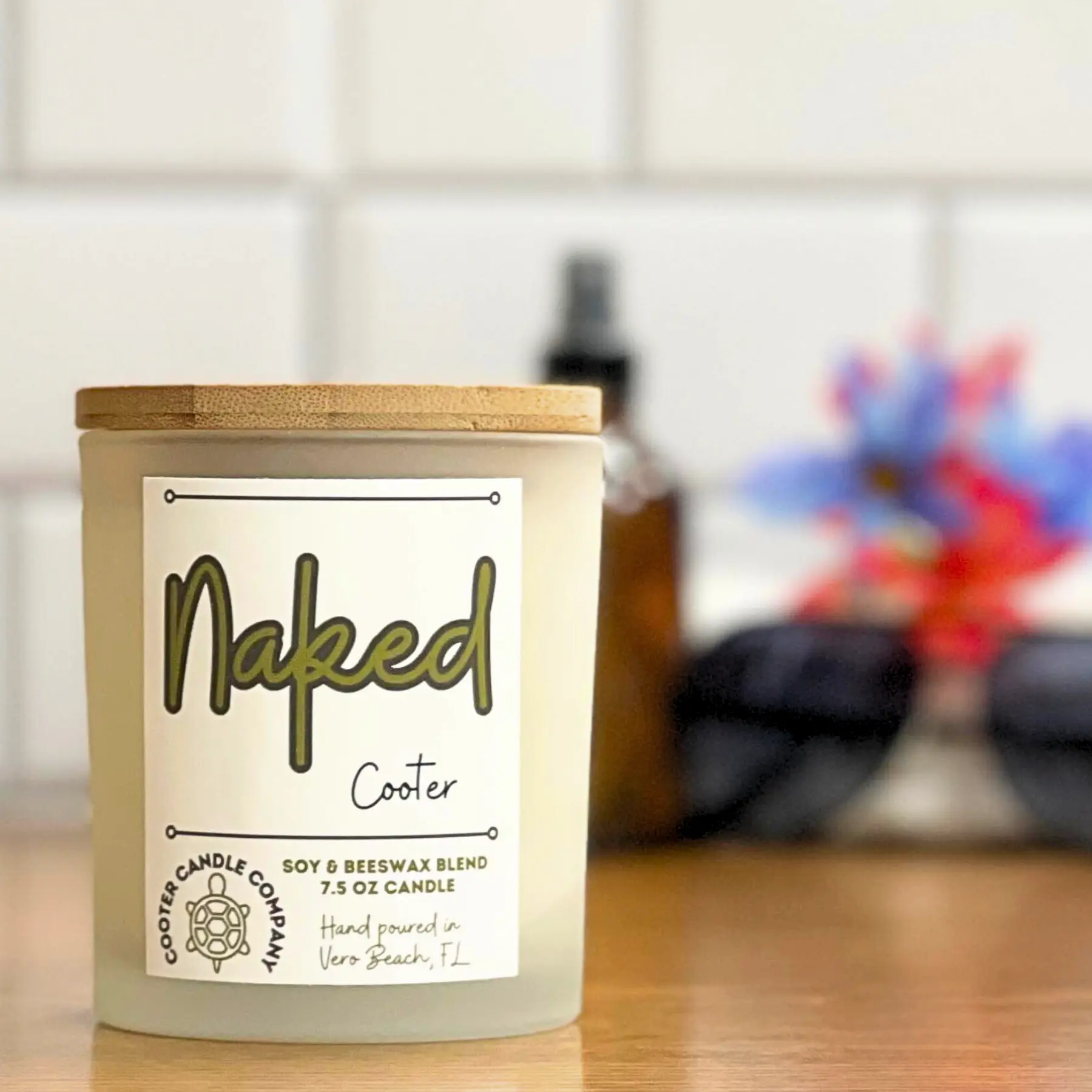Naked Cooter Candle- Beachy Tan scented candle