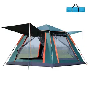 Eccomum Outdoor 2/4 Person Automatic Quick-opening Tent, Travel Camping Tent, Rainproof Sunshine-proof Tent Fishing Hiking Sunshine Shelter