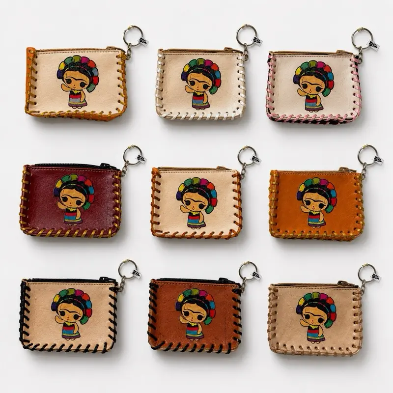 Artisan Mexican Leather Coin Purse | Handmade in Mexico
