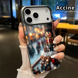 Compatible with iPhone 17 Pro Max 16 Plus 15 14 13 12 11 Air XR E Phone Case Nutcracker Winter Dream Printed Anti-Fall Hard PC Back Protective Cover for Boy
