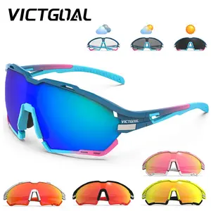 Photochromic Bicycle Glasses, Polarized Sunglasses for Adult Men Women, Bicycle Accessories for Outdoor Cycling, Sports Jogging, Driving, Fishing