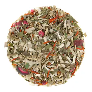Cranberry Echinacea Tea - Loose Leaf Blend with Strawberry Blackberry Tulsi Chamomile Safflower Petals Organic Caffeine-Free Cold Defense Beverage Herbal Natural