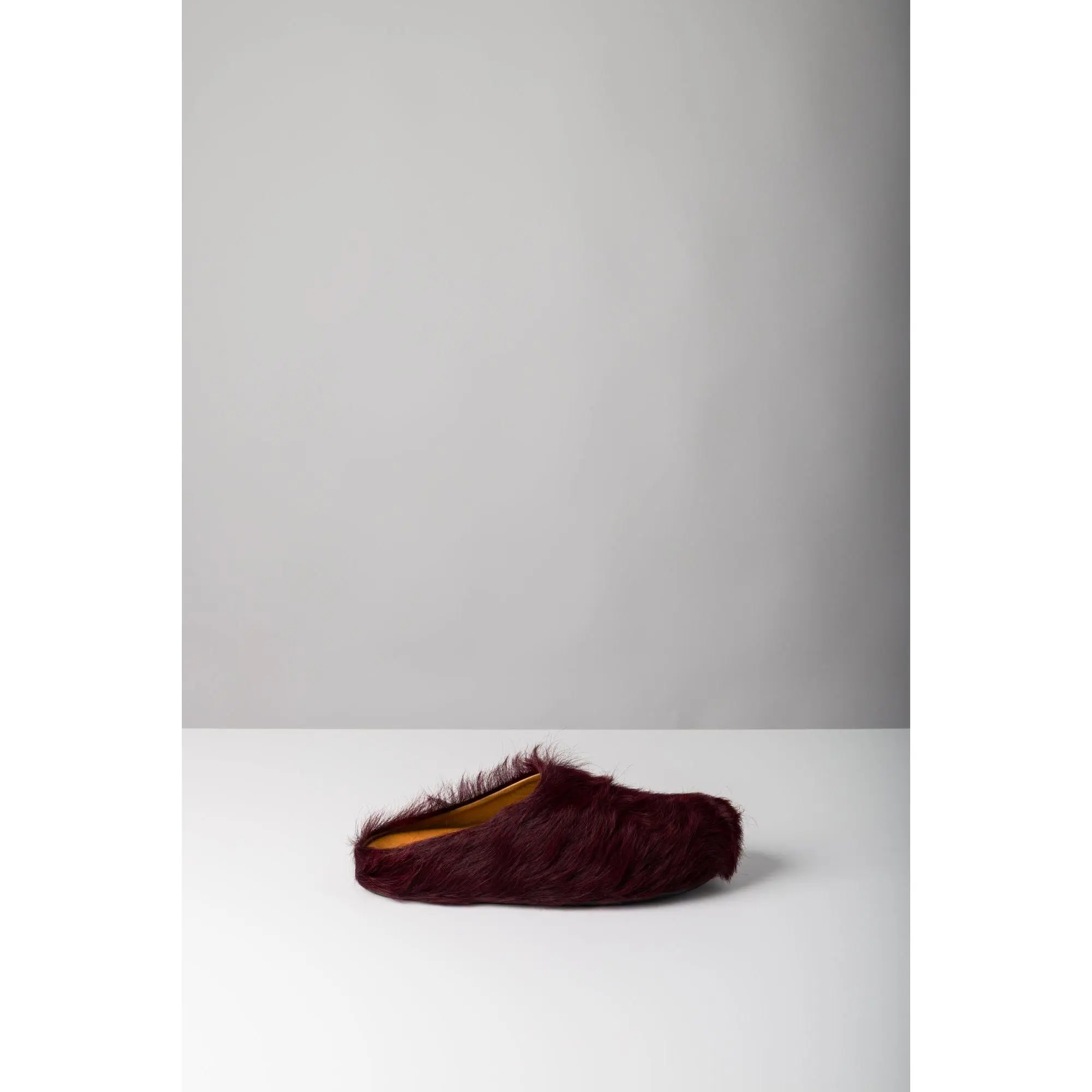 Marni Fussbett Sabot Mules in Oxblood