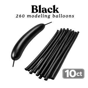 Black 260 Modeling Balloons