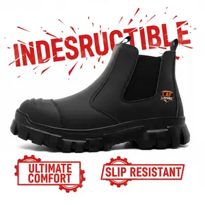 Work Shoes Lightweight Steel Toe Splash-proof Puncture-proof Smash-proof Anti-slip Breathable - Multiple Colors Available SpringStatements