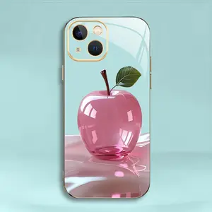 Creative Fruit high-end crystal-plated lightweight luxury soft case for【iPhone 13】--975