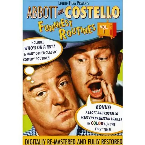 Abbott and Costello Funniest Routines: Volume 1  [DVD Video Disc] Full Frame, Amaray Case