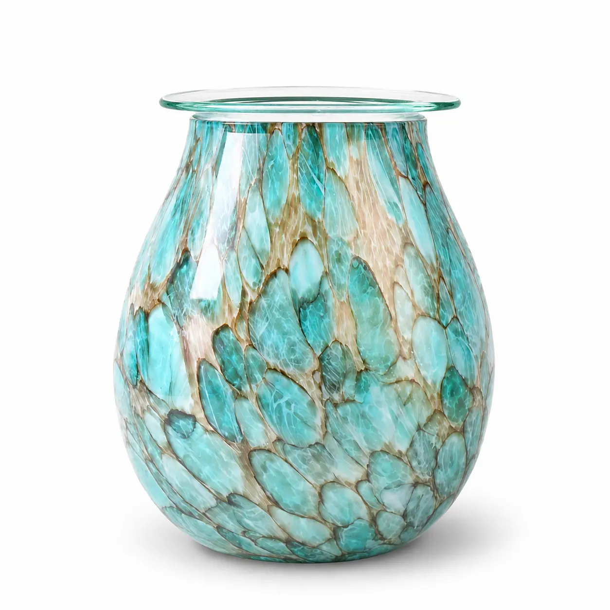 Electric Wax Melt Warmer - Blown Glass, 25W Bulb, Adjustable Brightness, Flameless Bakhoor Burner for Scented Wax Cubes, Home Decor for Bedroom, Hotel & Office Scent Diffuser, Gift Option heartfelt quote
