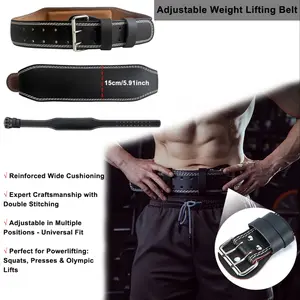 Adjustable PU Weightlifting Belts, Dedicated Squat Belt for Gym Workouts, Strength Training Waist Support, Ideal for Fitness Enthusiasts