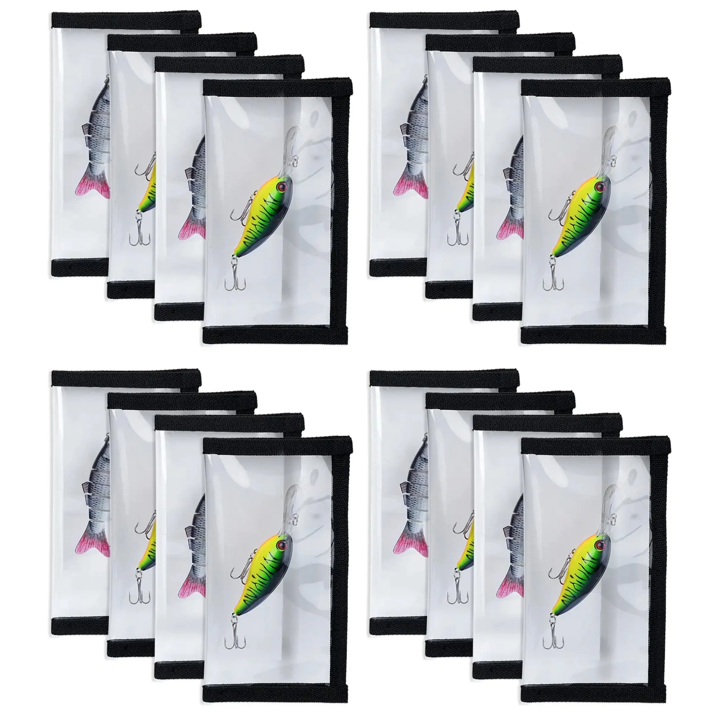 8 Large, 20 x 10cm + 8 Medium, 18 x 10cm