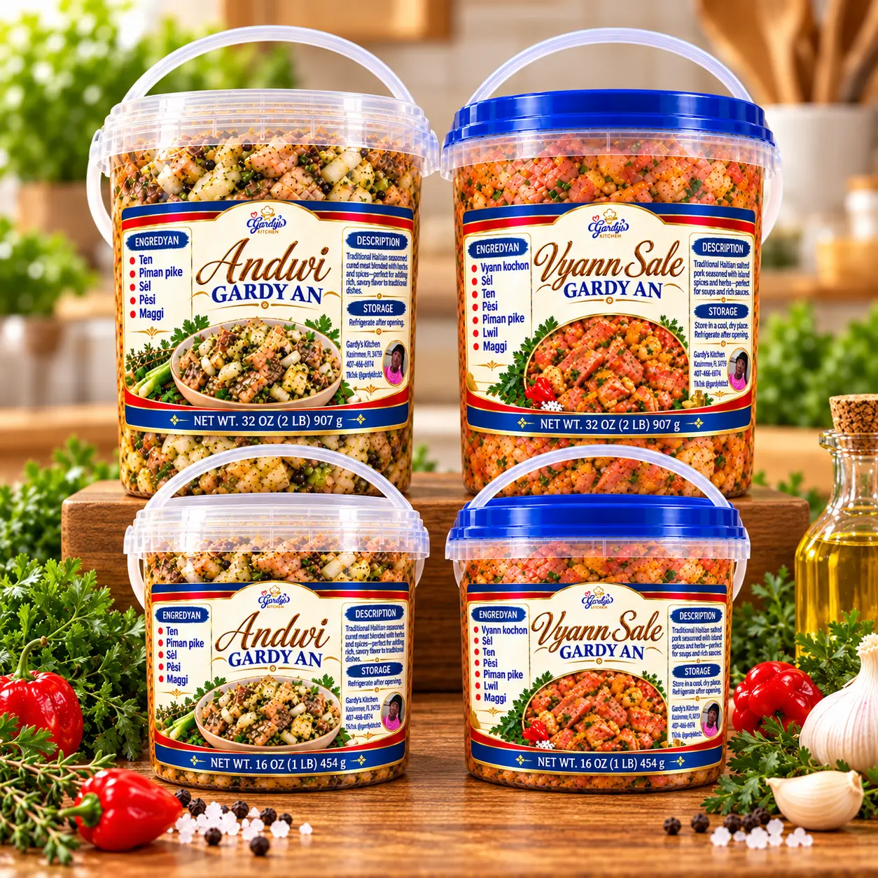 Vyann Nan Vyann  Combo - Andwi Gardy AN & Vyann sale Gardy An seasonings