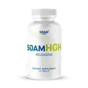 SoamHGH for Men and Women - L-Arginine, L-Ornithine & L-Glutamine - Super Compound Dietary Supplement x 60 tablets - SOAM VITAMINS