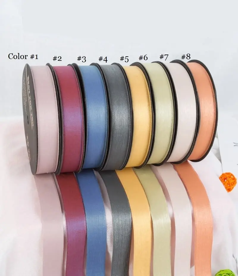 Premium Quality Ribbon, 10 yards, 1 inch wide – Various Colors