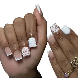 Handmade press on nails (10 per set) Durable Nail Art