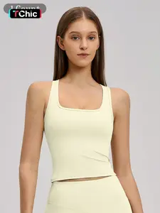 Women's Sporty Backless Crop Top, Tight-Fitting Quick-Dry Activewear, Ideal for Running & Yoga, Comfortable Gym Wear