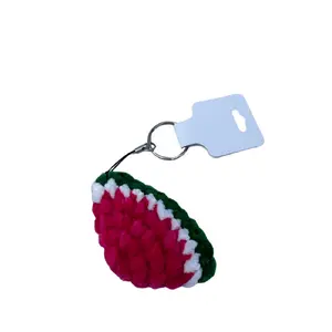 Watermelon Sliced Keychain - Fun Fruit Design for Keys and Bags - Perfect for Summer Accessories