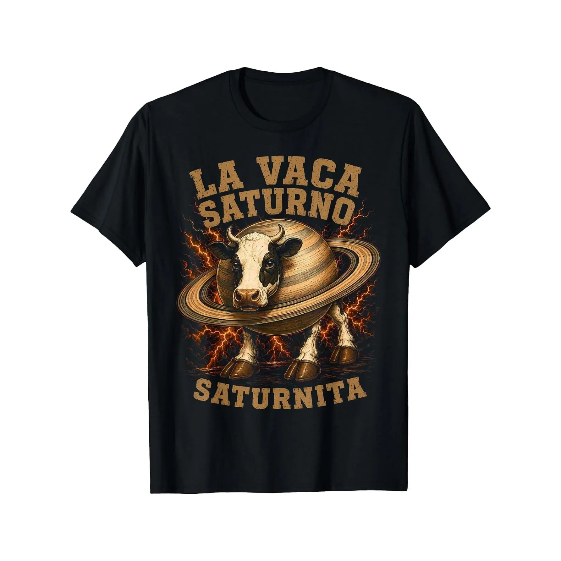 la vaca Saturno saturnita Italian Brainrot Meme Gen Z Humor T-Shirt Cotton Clothing# graphic print t-shirt