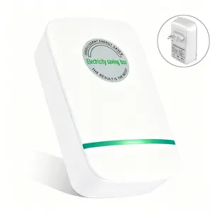 Smart Energy-Saving Plug, Universal Power Saver for Home and Office, Durable Voltage Stabilizer, Safe and Efficient Energy Conservation Device