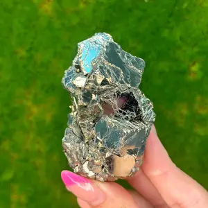Peruvian Cluster Pyrite  from Huanzala Mine, Peru