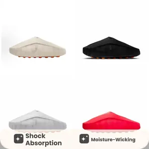 2026 New Mind 001 Men's EVA Slippers Comfortable Quick-Drying Large Size Pure Color Durable Non-Slip Flipflop - Footwear