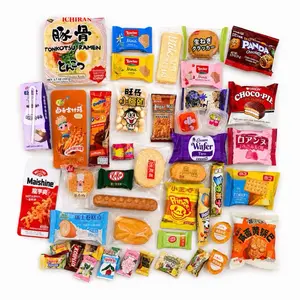 Asian Mini Snack & Candy Variety Box- Candy, Chocolate, Cookie, Biscuit, Ramen, Drink