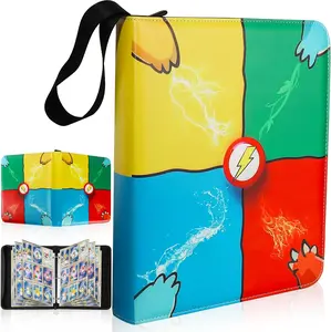 9 Pokets Cute Paws Card Binder Album Pocket 900 Trading Card Case