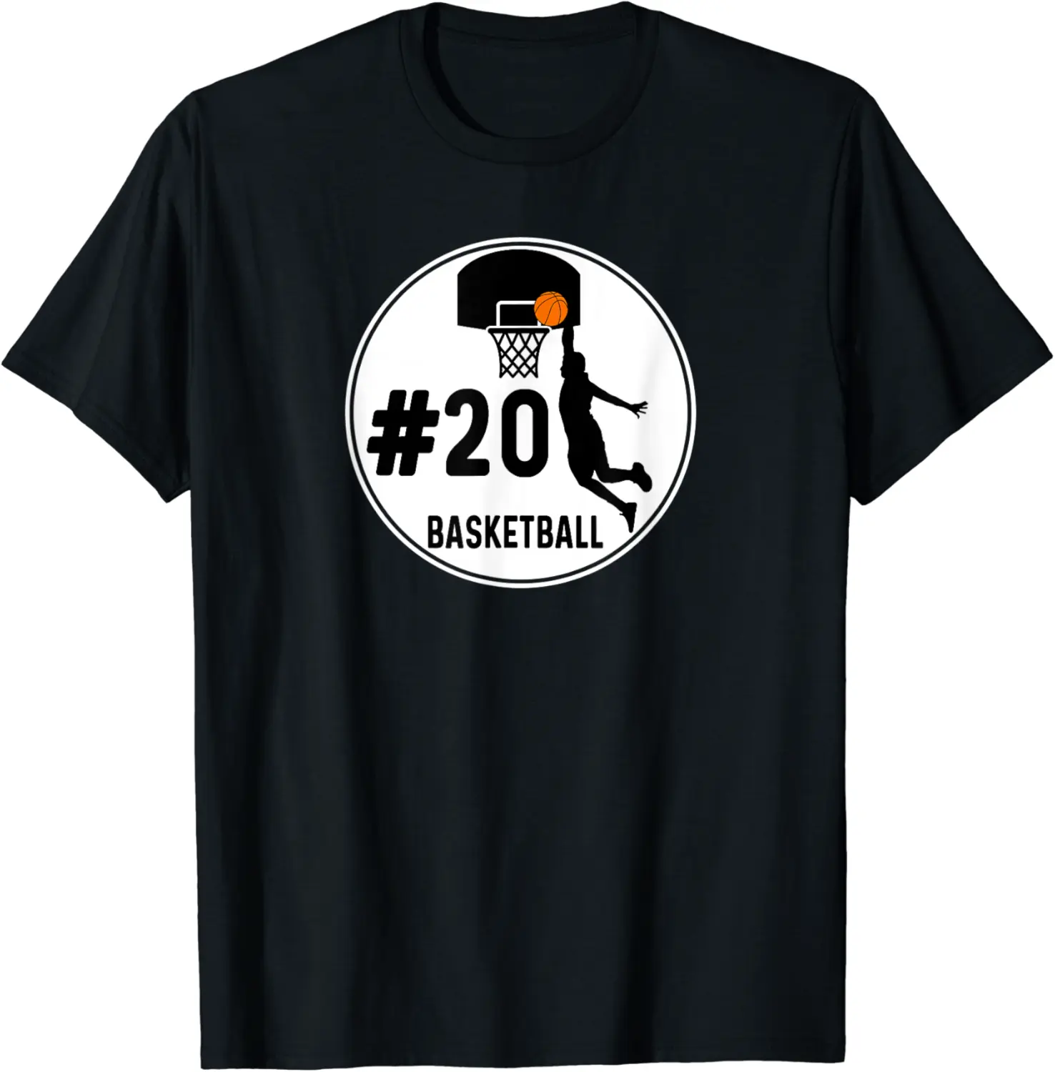 Number 20 #20 Basketball Player Dunk Hoop Baller Ball Life T-Shirt - Janessaho Shop 4WIB0B6D87BCC