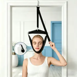 With Handles Door Mounted Cervical Traction Device Neck Stretching  Muscle Relaxation Tool Portable, Adjustable Neck Hammock Ideal for Home  Office Use