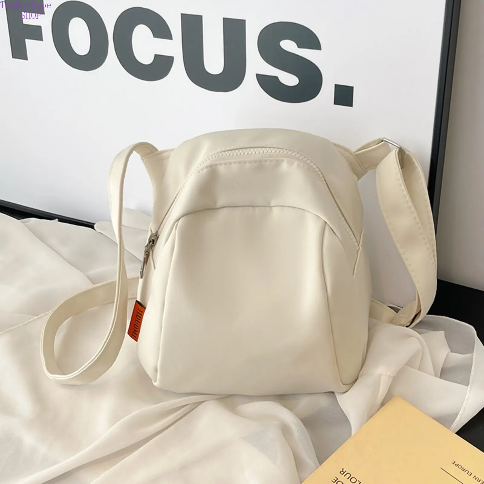 Crossbody Bag for Women, Plain Japanese-Style Minimalist Handbag, a Lightweight and Small Everyday Purse for Students, Crossbody Bags For Women, Everyday Bag