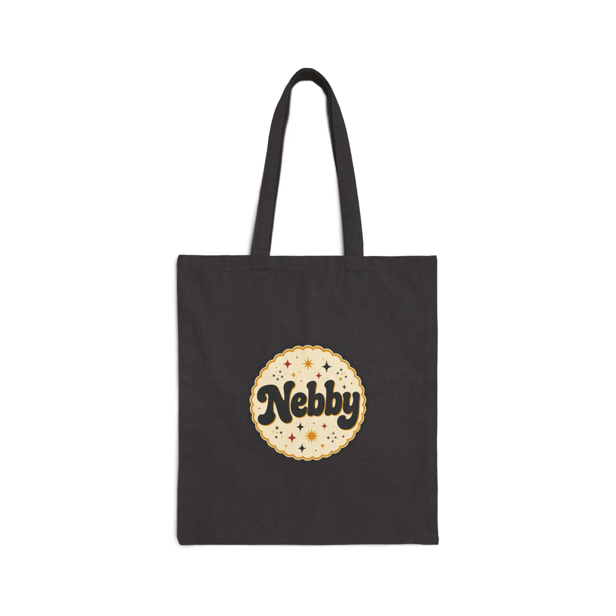 Nebby Canvas Tote Bag - Pittsburgh Slang Nosy Humor Shopping Bag