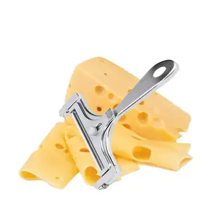 Stainless Steel Cheese Slicer, 1 Count Handheld Cheese Cutter for Cheddar, Gruyere, Raclette, Mozzarella Cheese Block, Cheese Curler for Home Kitchen