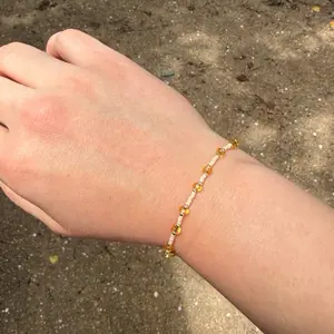 Golden Hour Bracelet | Gold Filled & Czech Glass Handmade Bracelet