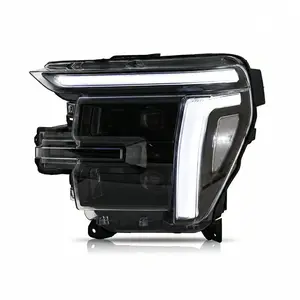 Kuer LED Full LED Headlights Pair for 2024 – 2026 Ford F-150, With DRL, Plug & Play, Only for Lariat, King Ranch, Platinum,Raptor