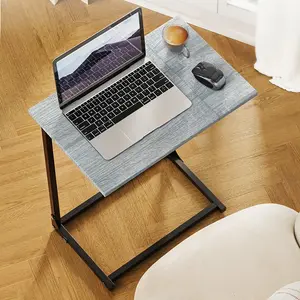 Upgraded 27-Inch C-Shaped Shelf with Dividers – Shelf Dividers with Metal Frame & Triangular Reinforcement, Spacious 21.3 X 11.8 Inch Surface for Easy Organization, Adjustable Feet, Rustic Design, Perfect Shelf Dividers for Living Room, Bedroom