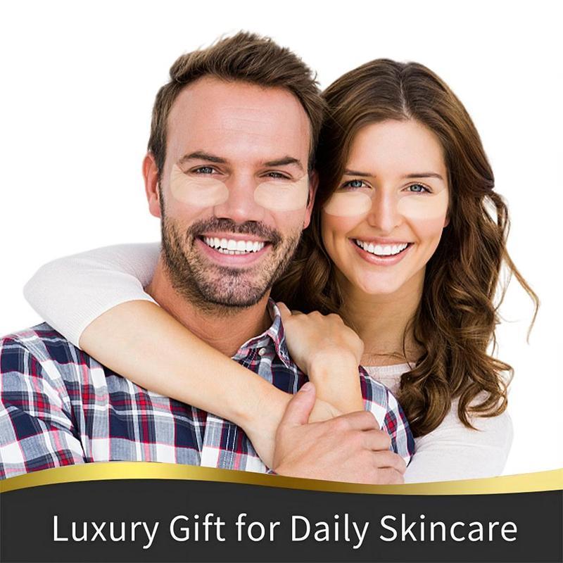 24K Gold Under Eye Mask - Collagen & Hyaluronic Acid Eye Patches for Dark Circles, Puffiness & Wrinkles - 60 Pcs Hydrating Under Eye Treatment - Self Care Skincare for Tired Eyes, Reduces Fine Lines & Brightens - Must-Have Eye Care Treatment for Women