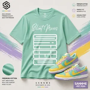 Mint Chocolate Chip Colored Short Sleeve T-Shirt
